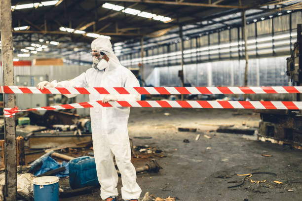 Professional Hoarding Cleanup technician working in Lillian, TX